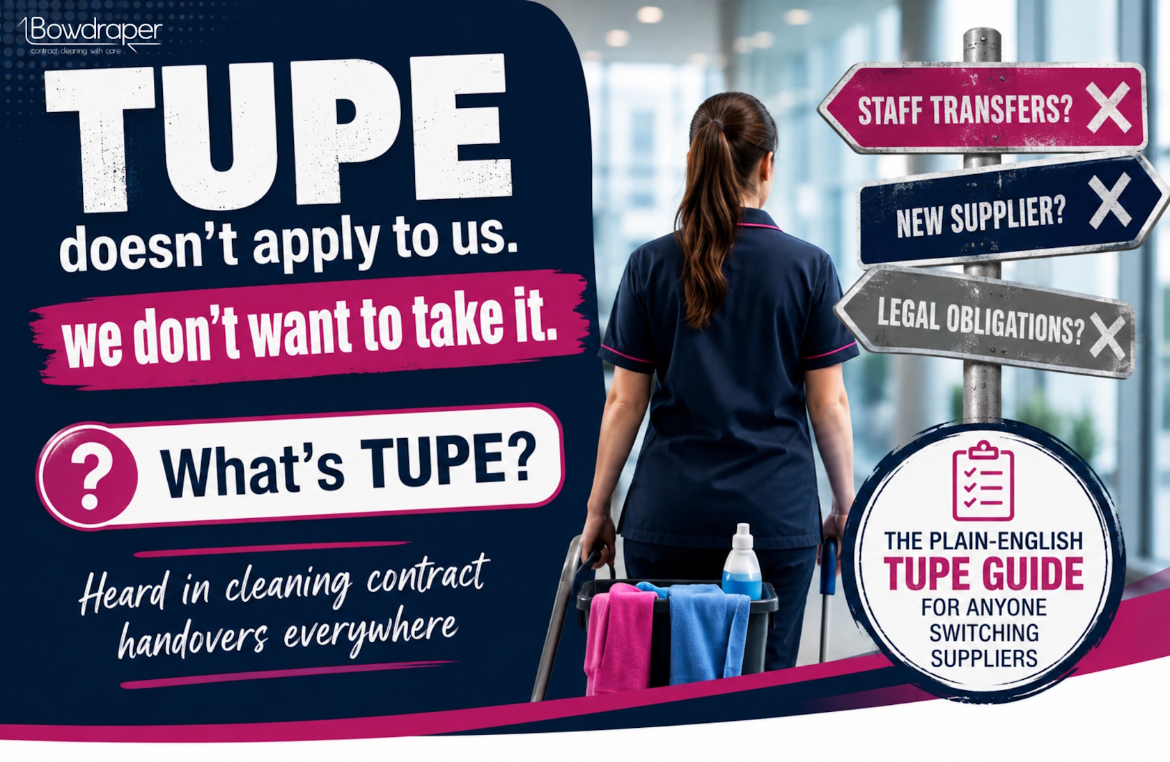 TUPE Guide for Cleaning Companies | Bowdraper Cleaning Services